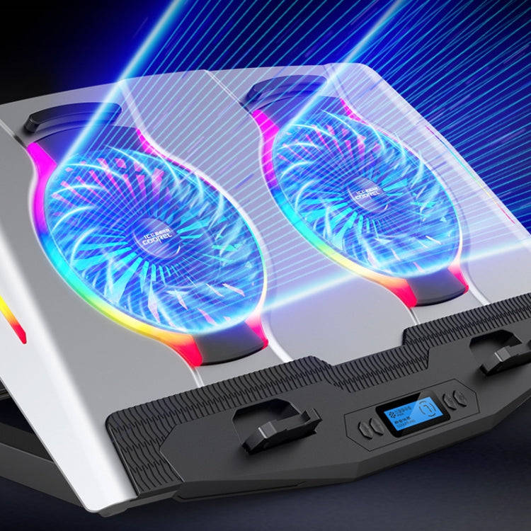 ICE COOREL USB Laptop Radiator Computer Mute Cooling Bracket, Colour: N10 Standard Version