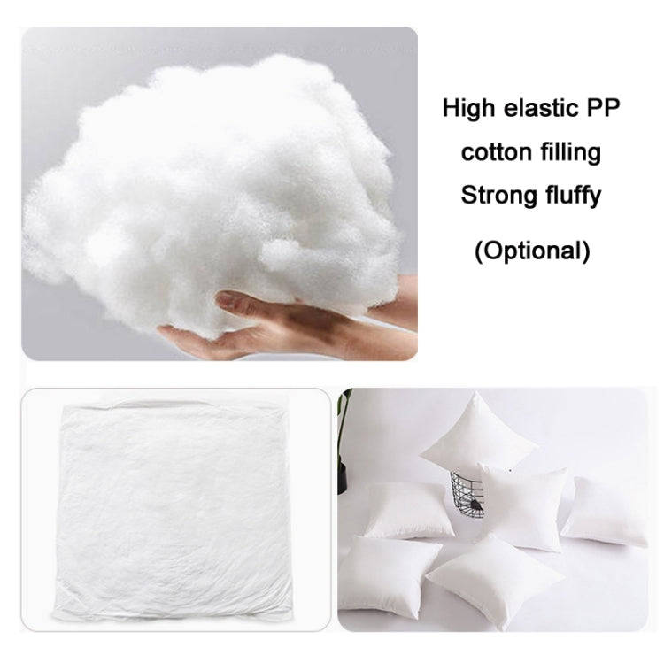 Double-Sided Plush Pillow Home Sofa Cushion Pillowcase, Size: 45x45cm Pillowcase + Core(Pink Tria...