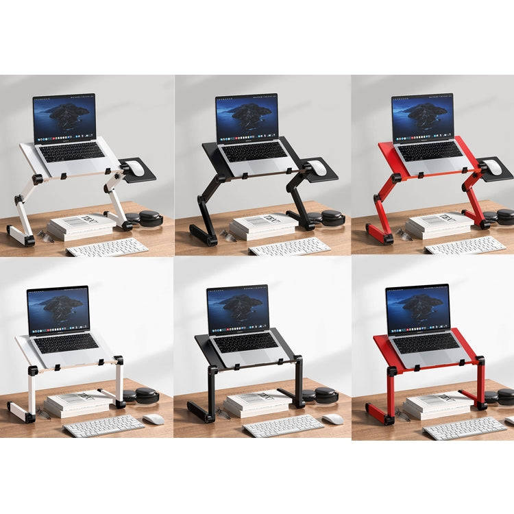 Oatsbasf Folding Computer Desk Laptop Stand Foldable Lifting Heightening Storage Portable Rack,St...