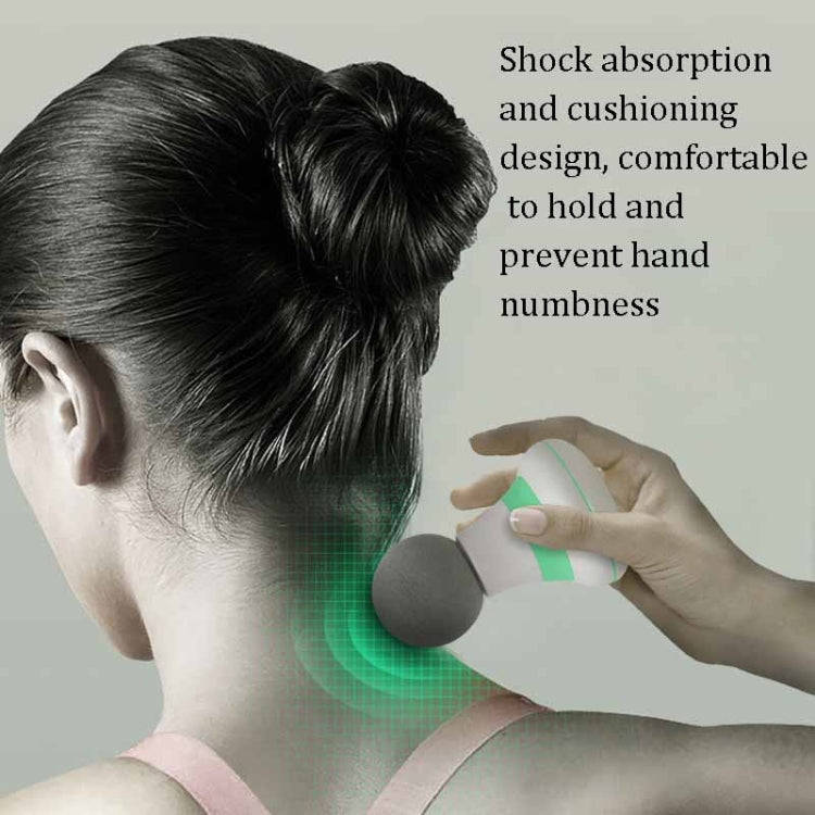 RJ-R088 Mini Massager Muscle Relaxation Fascia Gun Home Vibrating Hammer Massager(Green)