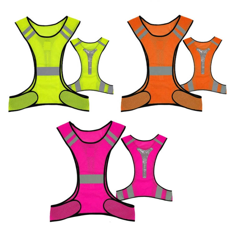 Sports Reflective Vest Night Running Outdoor Reflective Clothing Traffic Safety Reflective Vest,S...