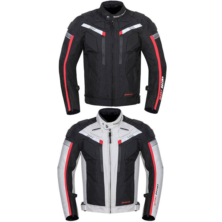 GHOST RACING GR-Y07 Motorcycle Cycling Jacket Four Seasons Locomotive Racing Anti-Fall Cloth, Siz...