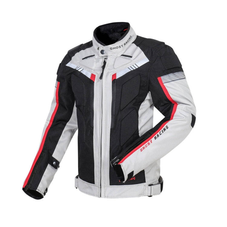 GHOST RACING GR-Y07 Motorcycle Cycling Jacket Four Seasons Locomotive Racing Anti-Fall Cloth, Siz...