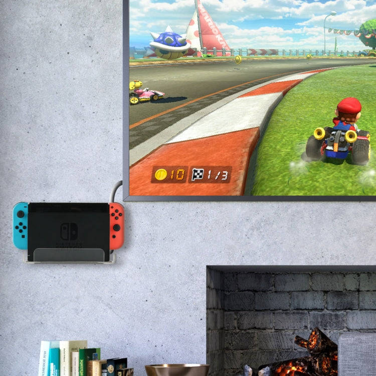 Game Console Wall Storage Bracket Game Console Accessories Storage Rack For Nintendo Switch(Trans...