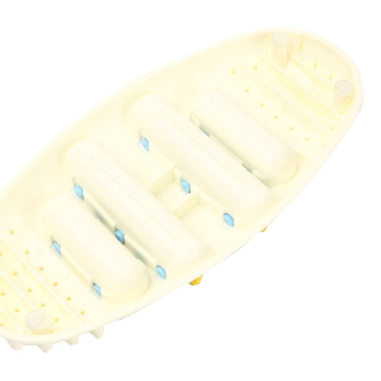 666 Household Stimulating And Kneading Foot Acupuncture Point Roller Type Foot Massager(White)