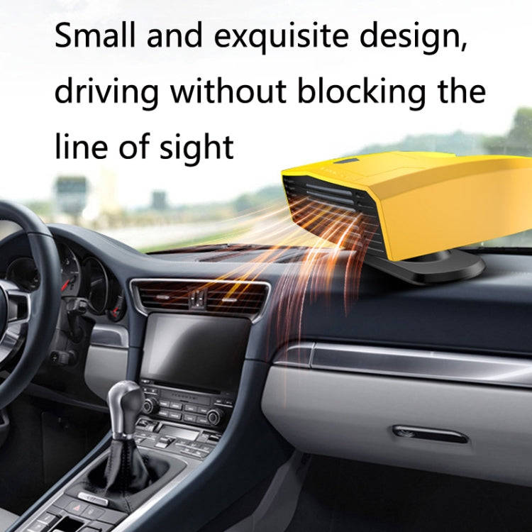 8265 Vehicle-Mounted Cooling And Heating Fan Defogger(24V Yellow)