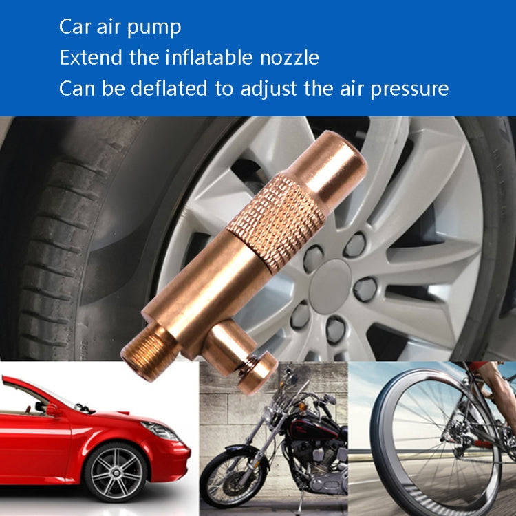 Car Inflatable Pump Extension Tube Quick Connector(Thread Twisted Joint)