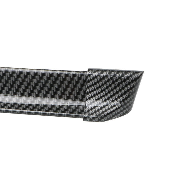 Car Universal Tail Paste Top Wing, Specification: 3.5cm Carbon Fiber Black