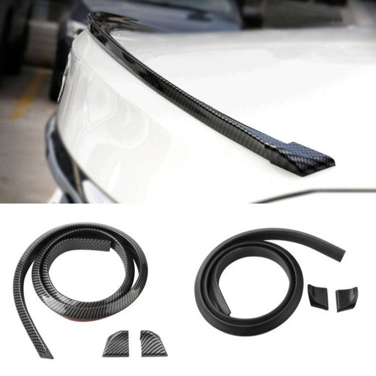Car Universal Tail Paste Top Wing, Specification: 3.5cm Carbon Fiber Black