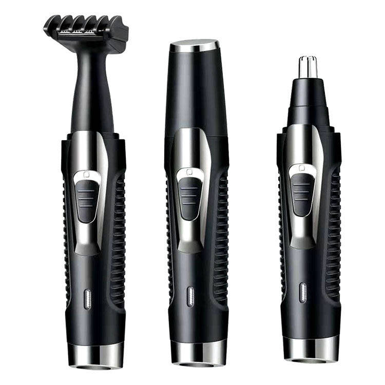 BD-9400 Multifunctional Electric Nose Hair Device Set(Black)