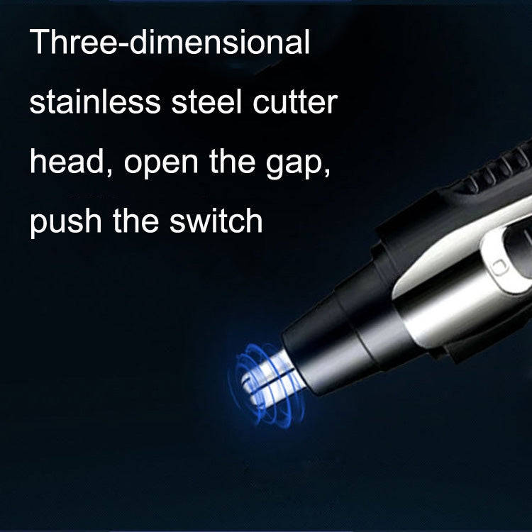 BD-9400 Multifunctional Electric Nose Hair Device Set(Black)