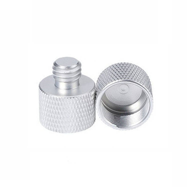 4 PCS 5/8 Female to 3/8 Male Adapter Screw(Silver)