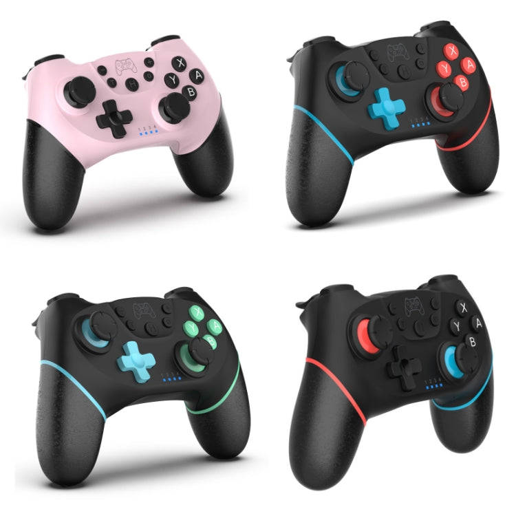 Wireless Bluetooth Gamepad With Macro Programming For Switch Pro, Product color: Left Blue Right ...