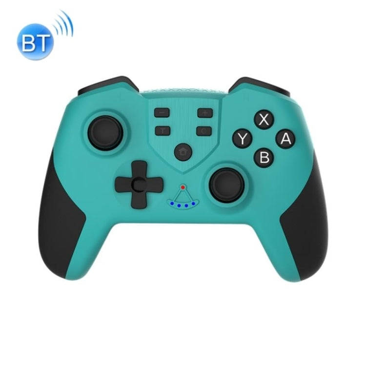 T23 Macro Programming Six-Axis Wireless Bluetooth Handle With NFC For Switch Pro(Green)