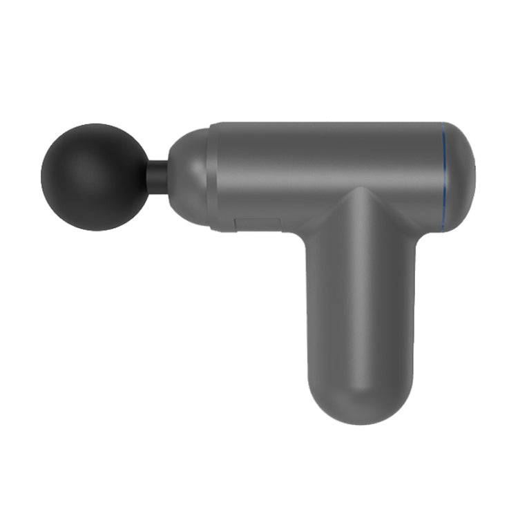 J12A Mini Vibrating Massage Button Type Fascia Gun, Specification: Gray