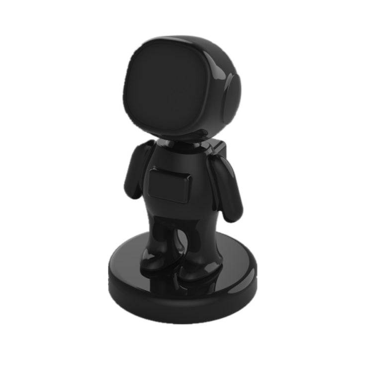TOPFREE Astronaut Car Bracket Magnetic Adhesive Paste Navigation Car Phone Bracket(Black)