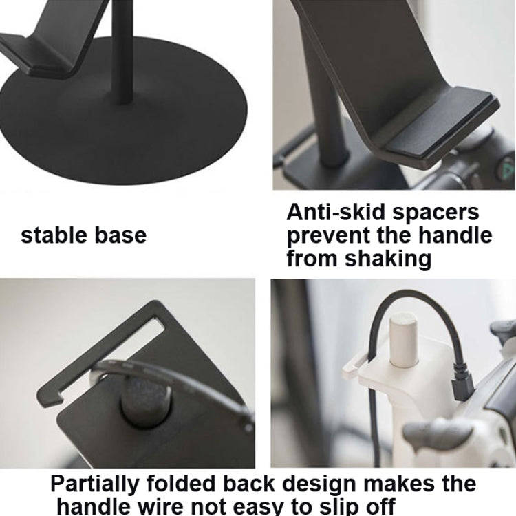 Gamepad Storage Rack Desktop Headphone Storage Rack, Color:  3 Floors Black