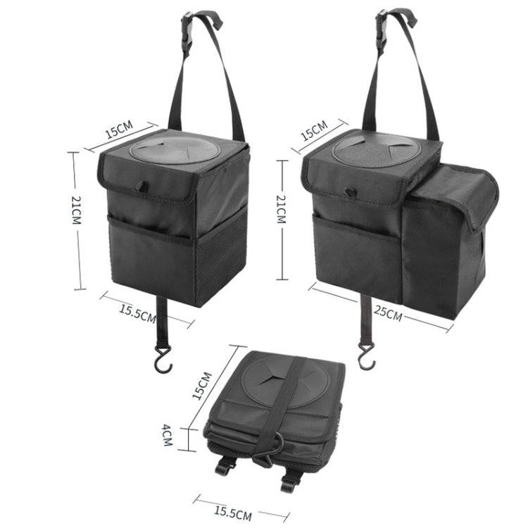 SN720 Car Multifunctional Trash Can Hanging Foldable Storage Bag, Style: Towel Trash Can