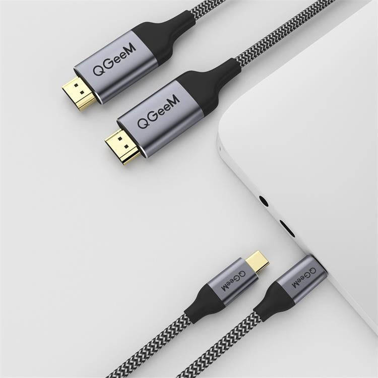 QGeeM QG-UA09 Type-C To HDMI Cable 1.8m