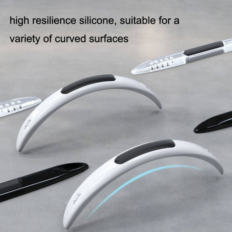 4 PCS Car Door Anti-Static Silicone Airbag Anti-Collision Strip, Colour: Black