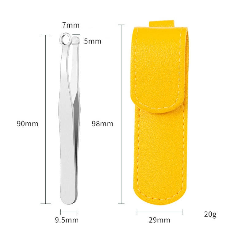 2 PCS Stainless Steel Nose Hair Clip Round Ring Nose Hair Trimmer, Specification: Nose Hair Clip+...