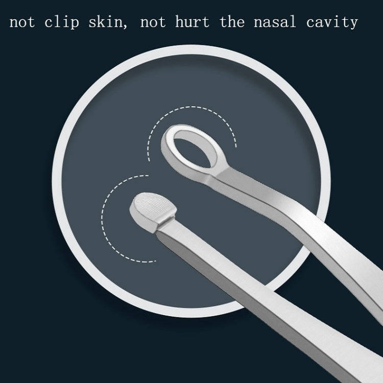 2 PCS Stainless Steel Nose Hair Clip Round Ring Nose Hair Trimmer, Specification: Nose Hair Clip+...