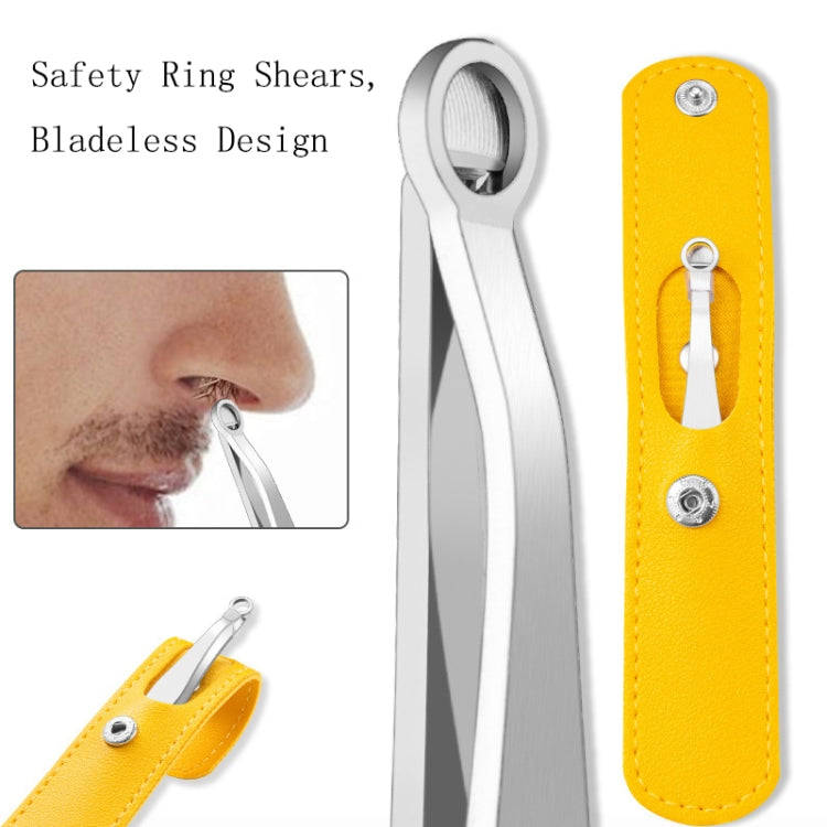 2 PCS Stainless Steel Nose Hair Clip Round Ring Nose Hair Trimmer, Specification: Nose Hair Clip+...