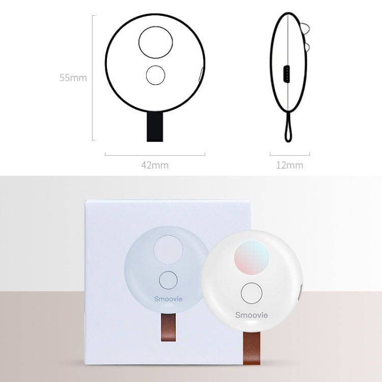 Smoovie Room 4LED Beads Infrared Camera Detector(White)