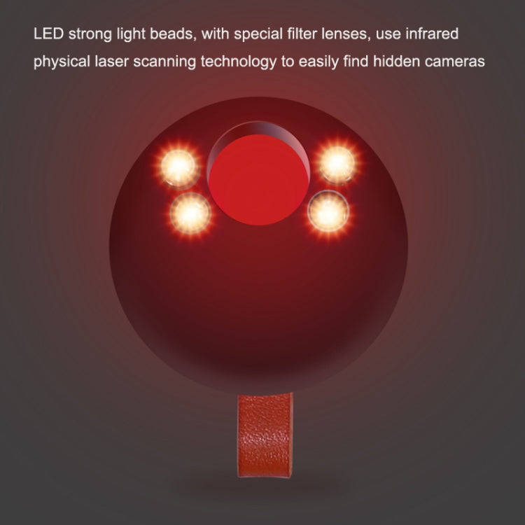Smoovie Room 4LED Beads Infrared Camera Detector(White)