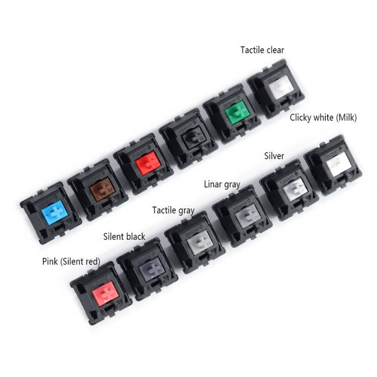 10PCS Cherry Shaft MX Switch Linear Keyboard Shaft, Color: Black Shaft