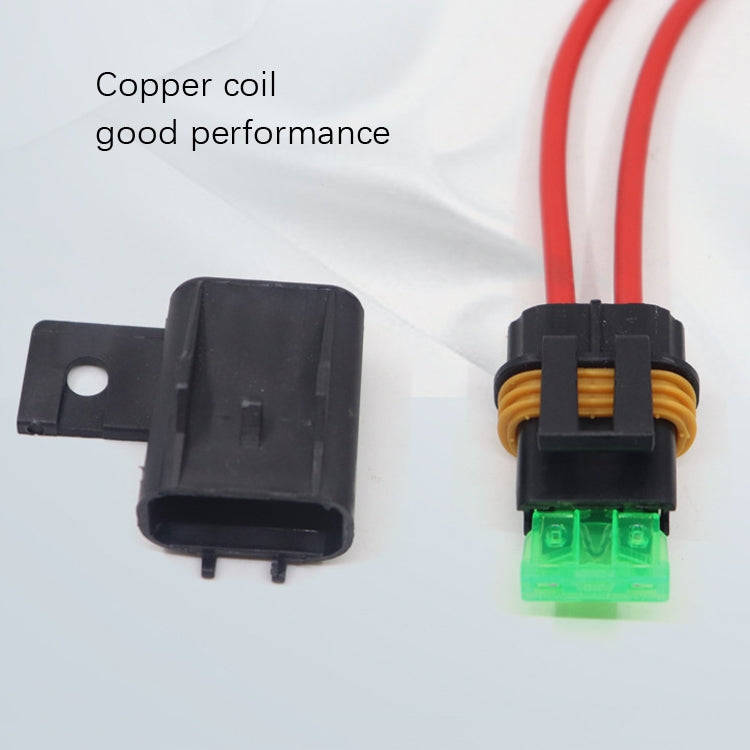 Car Slice Fuse Holder Waterproof Fuse Box Tape Line Fuse Box(Insurance Box With No.12 Cable)
