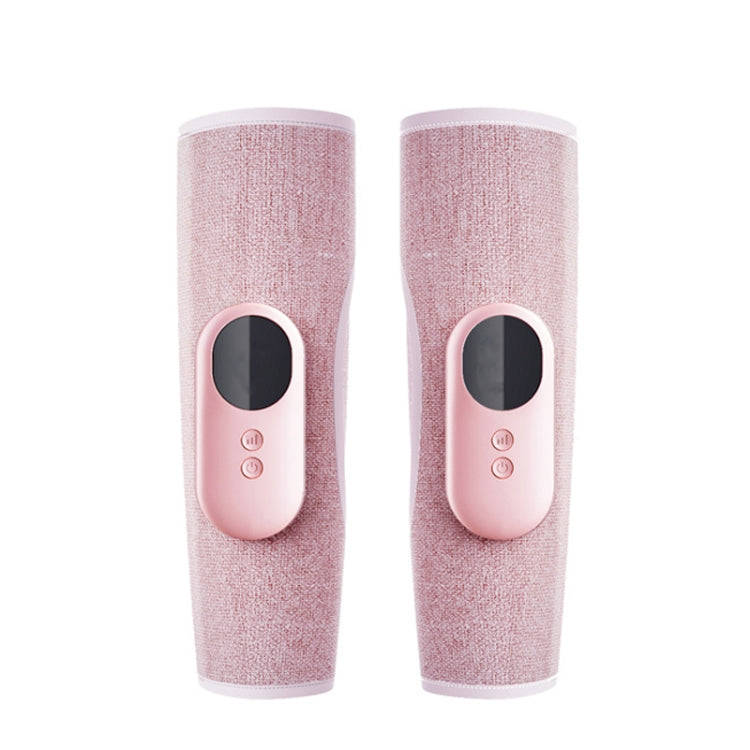Home Constant Temperature Wireless Leg Massage, Style: Pink Double Hot Compress+Air Pressure+Vibr...