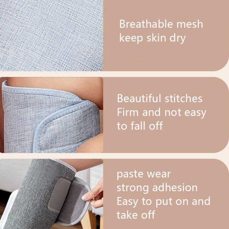 Home Constant Temperature Wireless Leg Massage, Style: Blue Double Hot Compress+Air Pressure