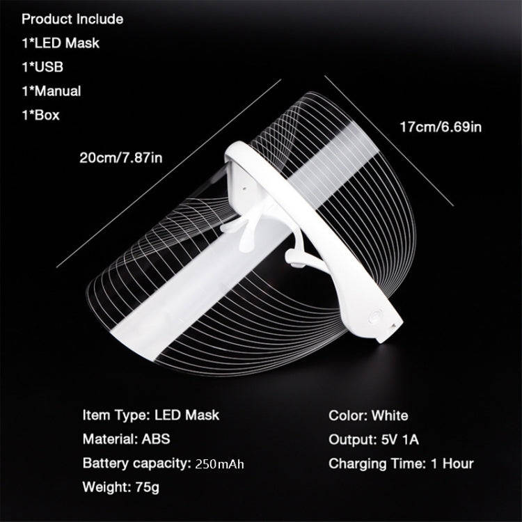 LED IPL Photon Beauty Skin Rejuvenation Instrument, Specification: 908 Three Color(White)