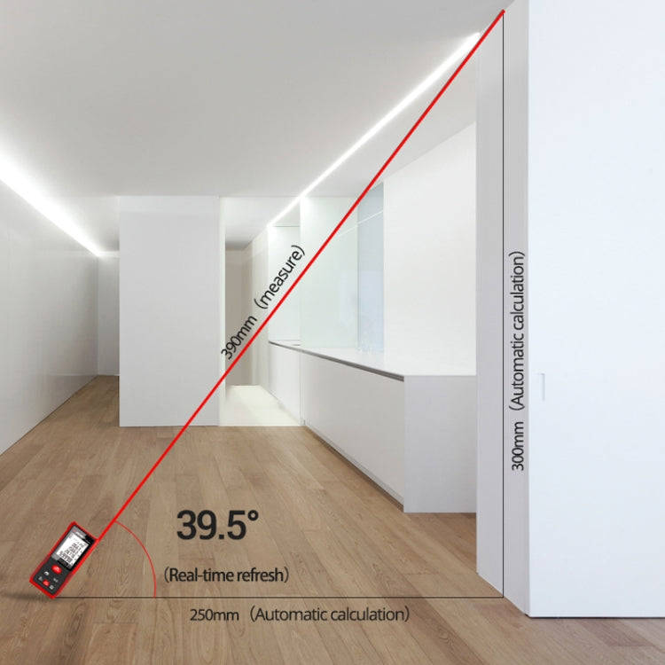 SNDWAY SW-DS120 Handheld Laser Rangefinder Infrared Laser Ruler, Distance: 120m