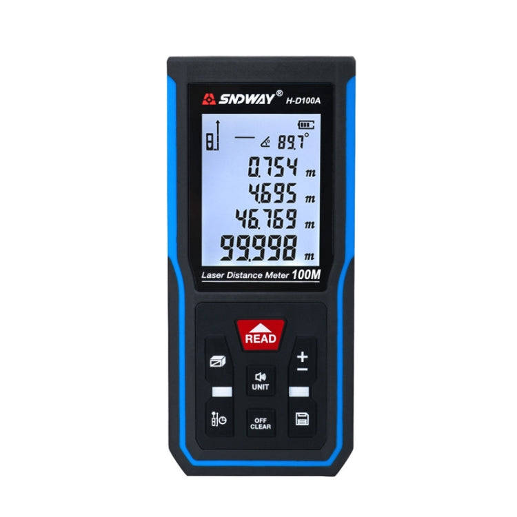 SNDWAY H-D100A Handheld Laser Rangefinder Infrared Measuring Instrument, Distance: 100m