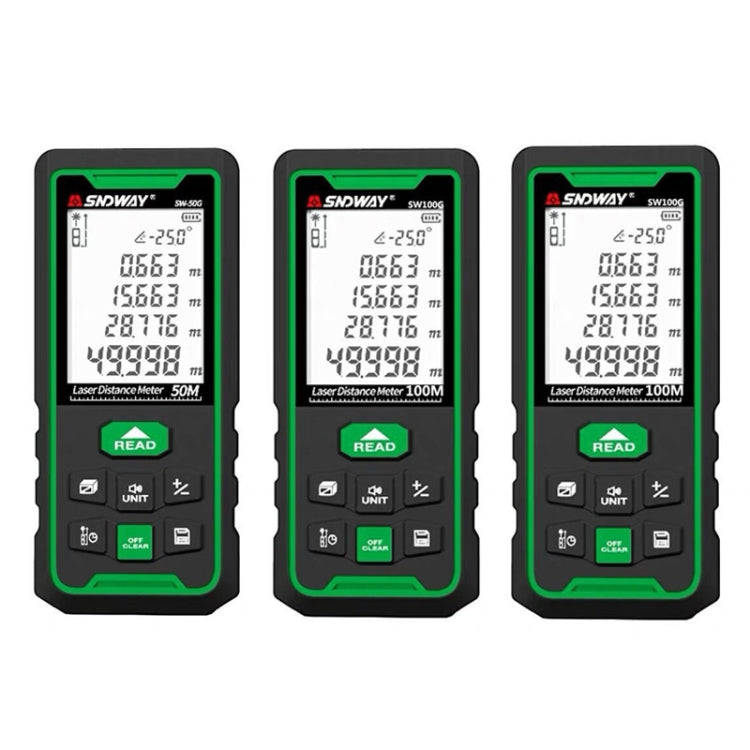 SNDWAY SW70G High-precision Indoor and Outdoor Green Laser Rangefinder, Distance: 70m
