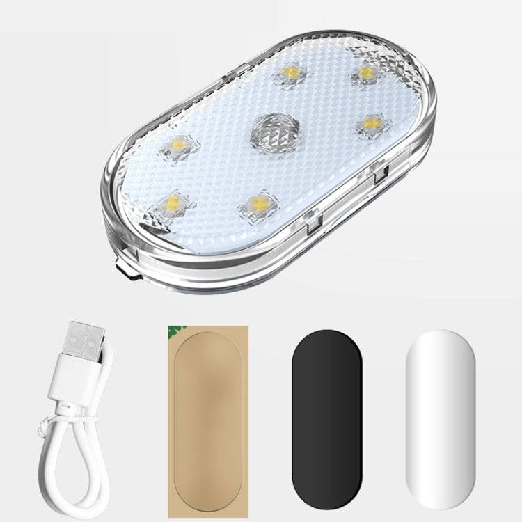 Car Lighting Reading Light LED Touch Sensing Ambient Light, Style:, Color: Colorful