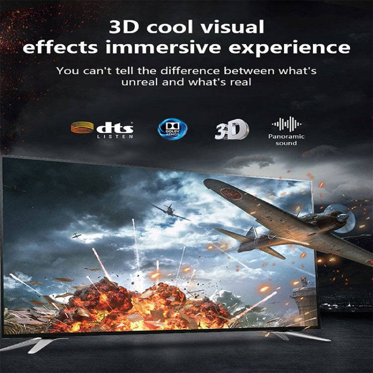 1m Computer Projection Connection 8K HD HDMI Cable Color Random Delivery