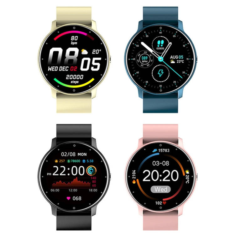 ZL02 Heart Rate Monitoring Pedometer Smart Watch(Blue)
