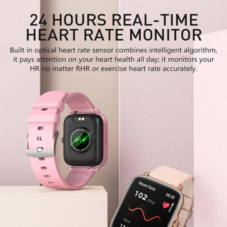 LOANIY Y22 Heart Rate Monitoring Smart Bluetooth Watch, Color: Black