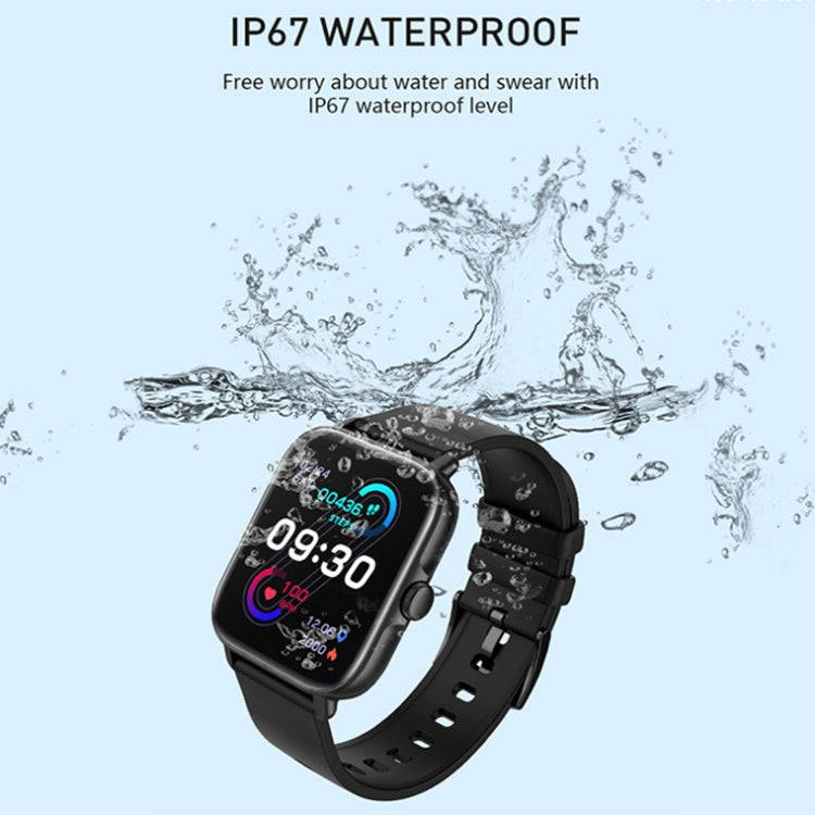 LOANIY Y22 Heart Rate Monitoring Smart Bluetooth Watch, Color: Black