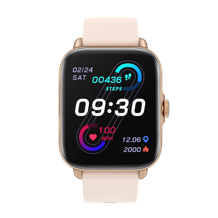 LOANIY Y22 Heart Rate Monitoring Smart Bluetooth Watch, Color: Gold