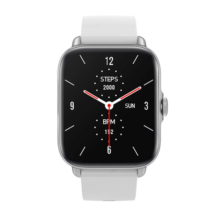LOANIY Y22 Heart Rate Monitoring Smart Bluetooth Watch, Color: Silver Gray