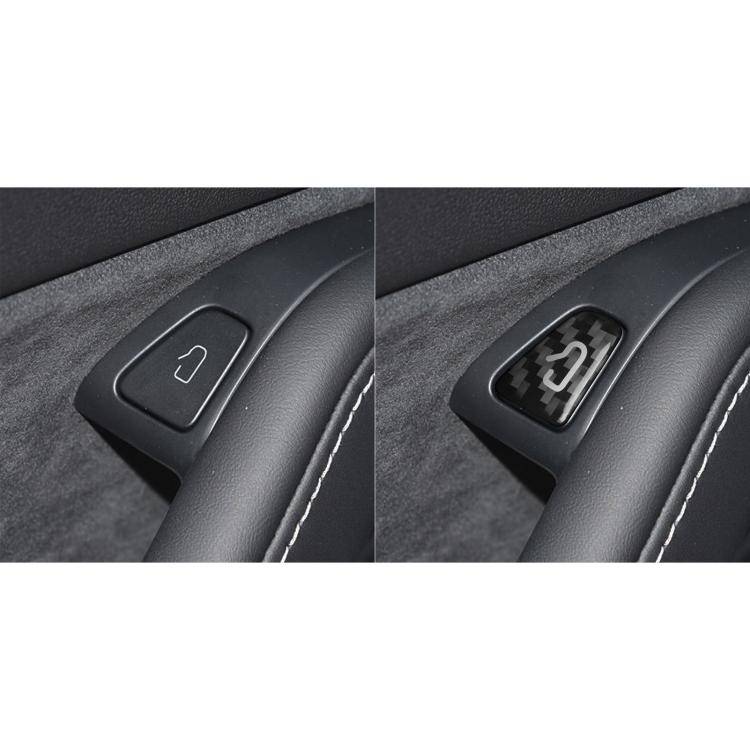 For Tesla Model 3/Y 4pcs /Set Car Window Switch Stickers(Black)