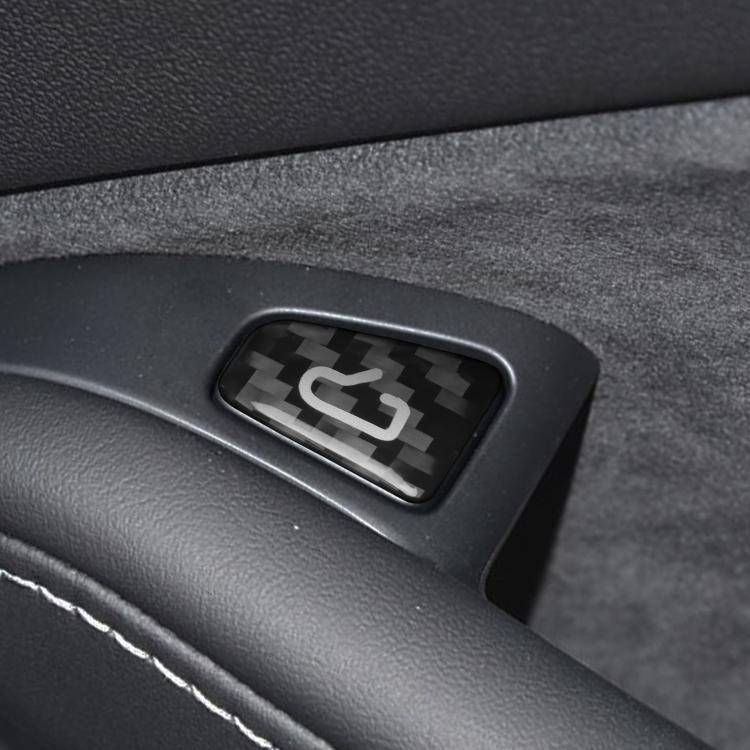 For Tesla Model 3/Y 4pcs /Set Car Window Switch Stickers(Black)