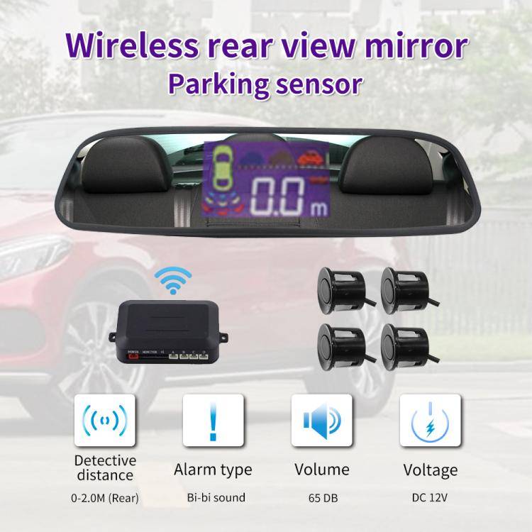Wireless Radar with LED Display Automatic Alarm Reversing Assist(PZ314W)
