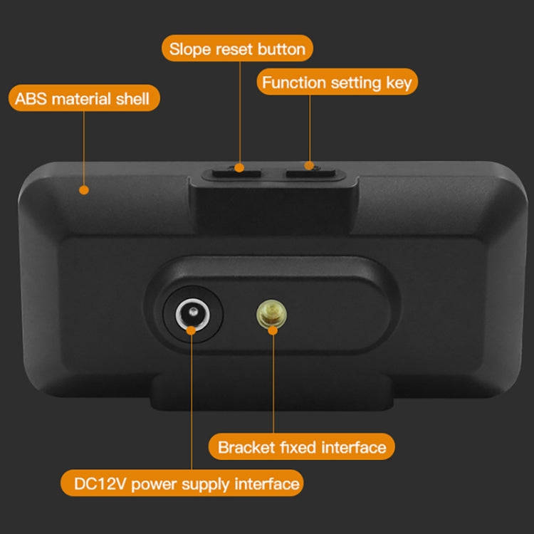 Car HUD Level Slope GPS Compass Altitude Display(M60)