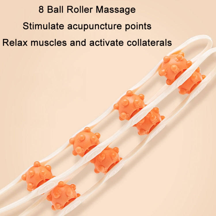 Shoulder Neck&Back Dredging Meridian Manual Roller Massager(Sky Blue)