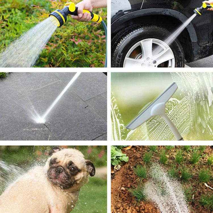 10 Functional Watering Sprinkler Head Household Water Pipe, Style: D6+4 Connector+5m 4-point Tube